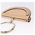 Chloé Borsa a mano Chloe Nile Minaudière Vernice Beige Tono Oro Auth 198468A - vista 6