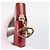 GUCCI Langbörse aus Lackleder Rot Gold 308005 Auth 198762A Golden - Ansicht 8