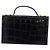 Borsa a mano Gianni Versace Medusa in vernice nera e oro Auth BA14906A Nero - vista 2