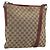 Borsa a tracolla GUCCI GG Canvas Beige Silver 113013 Auth 197182 Argento