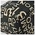 CHANEL Vichy Line Tote Bag aus Canvas Schwarz Silber CC Auth 198686 - Ansicht 14