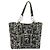 CHANEL Vichy Line Tote Bag aus Canvas Schwarz Silber CC Auth 198686 - Ansicht 2