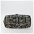 CHANEL Vichy Line Tote Bag aus Canvas Schwarz Silber CC Auth 198686 - Ansicht 5