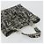 CHANEL Vichy Line Tote Bag aus Canvas Schwarz Silber CC Auth 198686 - Ansicht 6
