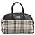 Borsa a mano BURBERRY Nova Check in tela beige e argento Auth 198703A - vista 13