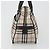 Borsa a mano BURBERRY Nova Check in tela beige e argento Auth 198703A - vista 3