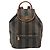 Pequin FENDI Pecan Rucksack PVC Leather Brown Gold Tone Auth 196153 Braun - Ansicht 13