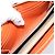 FENDI Long Wallet Leather Orange Silver Auth BA15216V Silvery - view 19