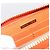 FENDI Long Wallet Leather Orange Silver Auth BA15216V Silvery - view 20