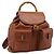 Zaino GUCCI Bamboo in pelle marrone e oro 003 2058 0016 Auth ka5812 D'oro