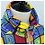 GUCCI Half Zip Trainer Cotton Multicolor Auth 196485M Multicolore - vista 5