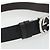 Cintura GUCCI GuccissimaGG Interlocking G in pelle nera e argento 473030 Auth BA15074V Nero - vista 6