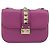 Sac à épaule VALENTINO Studs Chain en cuir Rose Doré Auth BA14809A - vue 13