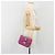 Sac à épaule VALENTINO Studs Chain en cuir Rose Doré Auth BA14809A - vue 25