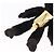 Charm Gorilla PRADA in metallo nero e oro Auth 196727M - vista 10