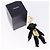 Charm Gorilla PRADA in metallo nero e oro Auth 196727M - vista 12