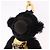 Charm Gorilla PRADA in metallo nero e oro Auth 196727M - vista 4