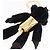 Charm Gorilla PRADA in metallo nero e oro Auth 196727M - vista 9