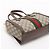 Gucci Ophidia GG Small Striped Canvas 2-Ways Tote Crossbody GG Supreme - vista 4