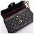Timeless Chanel Vintage Classic Double Flap Small Schultertasche aus gestepptem Lammleder Schwarz - Ansicht 12