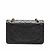 Timeless Chanel Vintage Classic Double Flap Small Schultertasche aus gestepptem Lammleder Schwarz - Ansicht 2