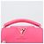 Louis Vuitton Borsa a mano Capucines Mini in pelle di vitello Rosa - vista 6