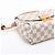 Louis Vuitton Bolso Croisette Canvas Top-handle Crossbody Damier Azur Blanco - vista 4