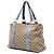 Borsa Tote Gucci Medium GG Canvas Bamboo Libeccio Blu - vista 2