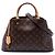 Borsa Satchel Louis Vuitton Monogram Montaigne BB Marrone