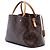Borsa Satchel Louis Vuitton Monogram Montaigne BB Marrone - vista 2