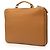 Borsa business Prada in pelle marrone - vista 2