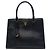Borsa Tote Satchel Convertibile Aperta Prada Medium Saffiano Lux nera Nero