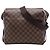 Borsa a tracolla Louis Vuitton Damier Ebene Naviglio Marrone