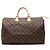 Borsa Boston Louis Vuitton Monogram Speedy 40 Marrone