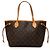 Borsa Tote Louis Vuitton Monogram Neverfull PM Marrone