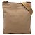 Borsa a tracolla Prada in tela Canapa logo beige