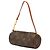 Louis Vuitton Monogram Papillon Pochette Handtasche Braun - Ansicht 2