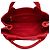 Borsa Tote Satchel Prada Small Canvas Canapa Logo rossa Rosso - vista 4