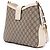 Padlock Borsa a tracolla Gucci Medium GG Supreme con lucchetto, Beige - vista 2