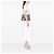 Padlock Borsa a tracolla Gucci Medium GG Supreme con lucchetto, Beige - vista 6