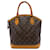 Borsa a mano Louis Vuitton Monogram Lockit PM Marrone
