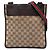 Borsa a tracolla Gucci GG Canvas Web beige