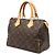 Borsa Boston Louis Vuitton Monogram Speedy 25 Marrone - vista 2