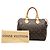 Borsa Boston Louis Vuitton Monogram Speedy 25 Marrone - vista 7