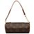 Borsa a mano Louis Vuitton Monogram Papillon Pochette Marrone
