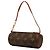 Borsa a mano Louis Vuitton Monogram Papillon Pochette Marrone - vista 2