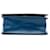 Borsa a tracolla Mini Saffiano con patta e catena Prada Blu - vista 3