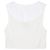 Loewe Top deportivo corto de algodón blanco logo Anagram - vista 17