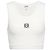 Loewe Top deportivo corto de algodón blanco logo Anagram - vista 4