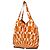 Silk In Hermès Hermes Silky Pop Tote Bag Braun Orange